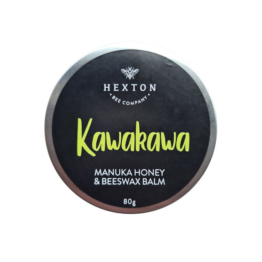 BEST SELLER!  Kawakawa Manuka Honey & Beeswax Balm 80g