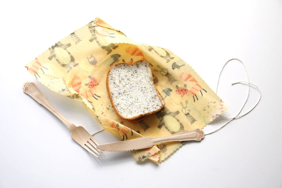 Medium Beeswax Food Wrap SPECIAL!   5 x Packs  GREAT DEAL