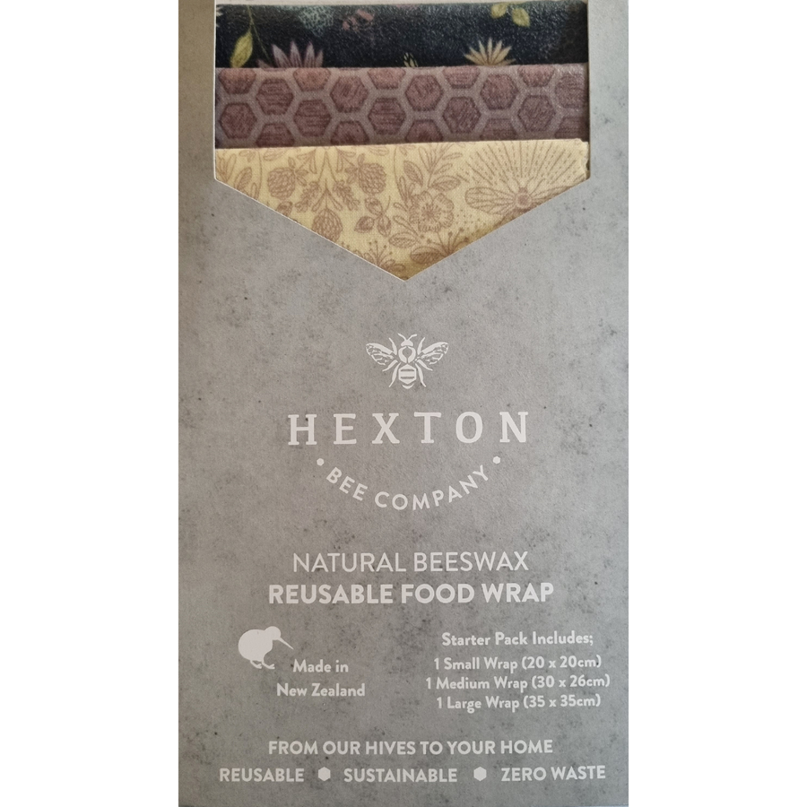 Bee Royale Beeswax Reusable Food Wrap - Starter Pack