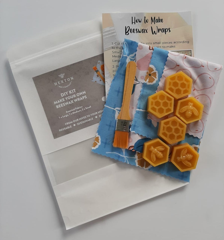 DIY Beeswax Wrap Kit Set of 4 wraps